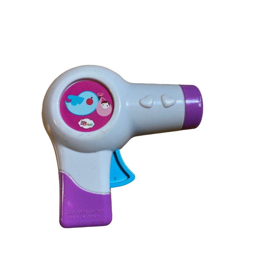 Tollytots DOLL Baby Doll Hair Blow dryer Accessory Pretend Play Purple White